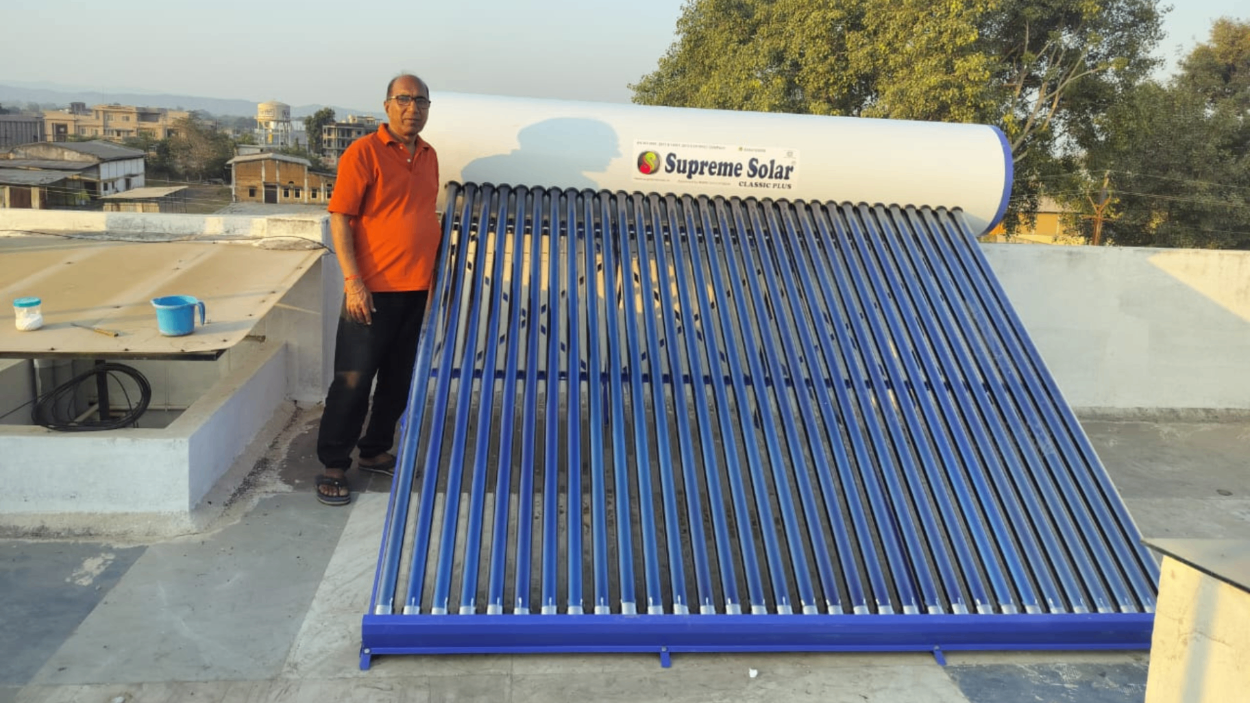 PuRvansh Electrical solar installation — Solar Water Heater 3