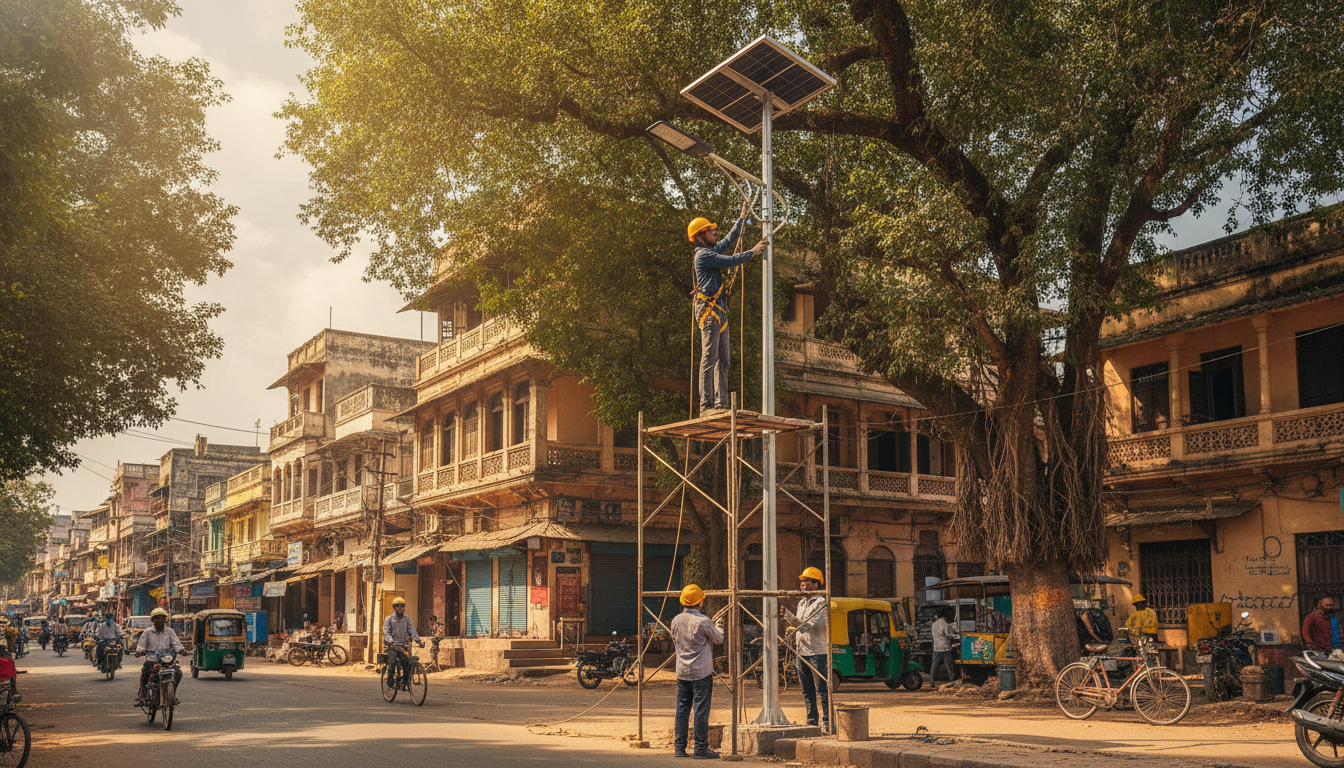 सोलर स्ट्रीट लाइट